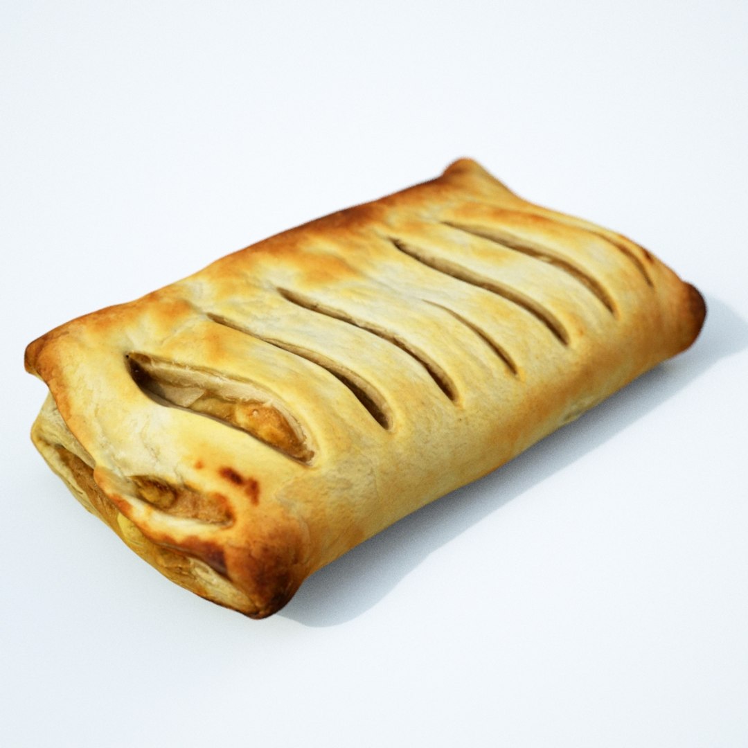 modelo 3d Strudel de manzana gratis - TurboSquid 1267150