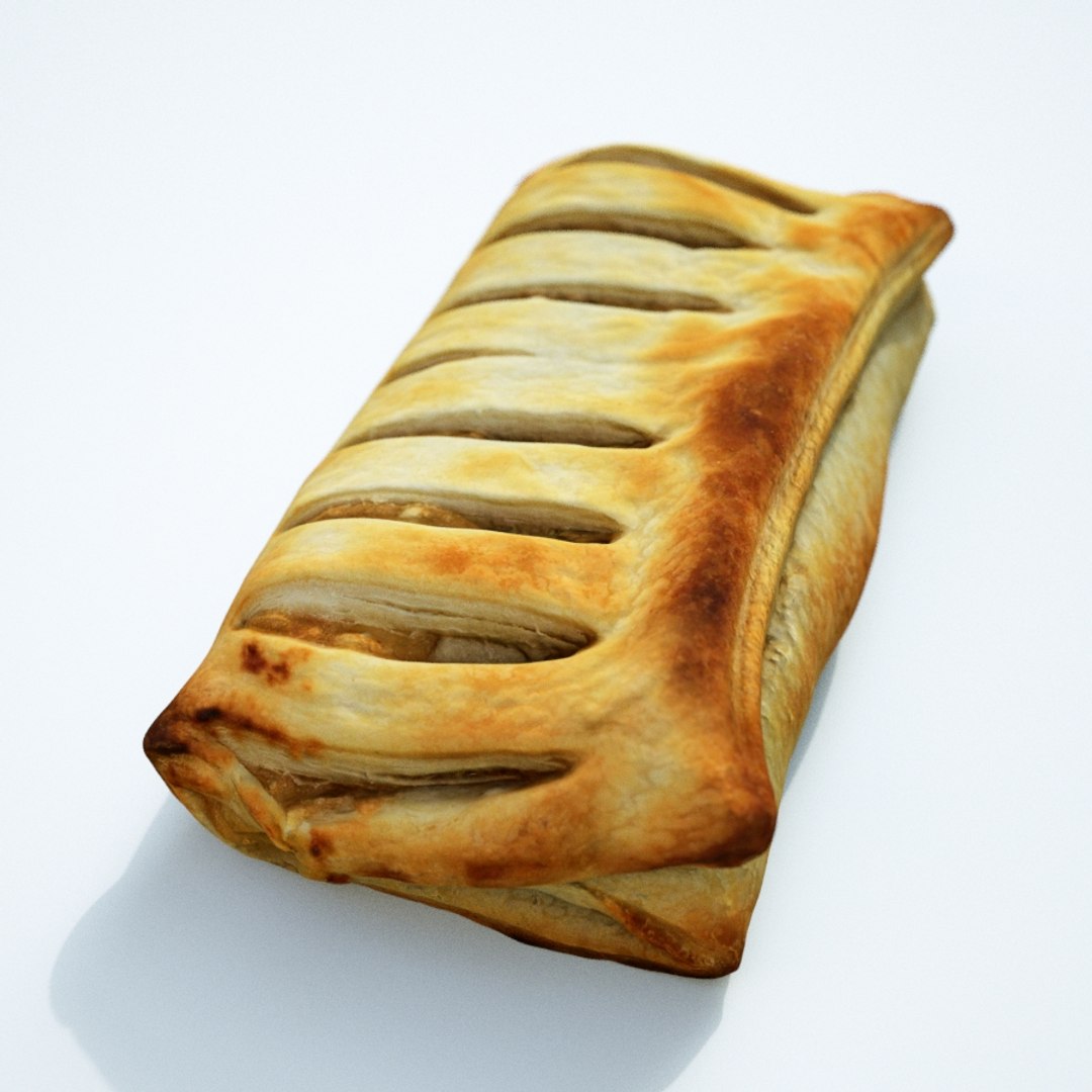 Applestrudel Strudel 3D Model - TurboSquid 1267150