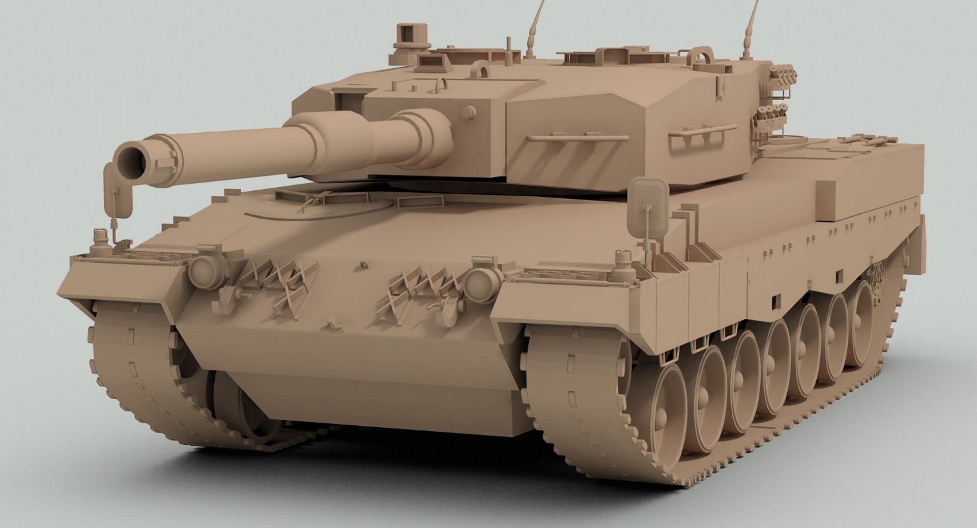 Leopard 2 Tank 3ds