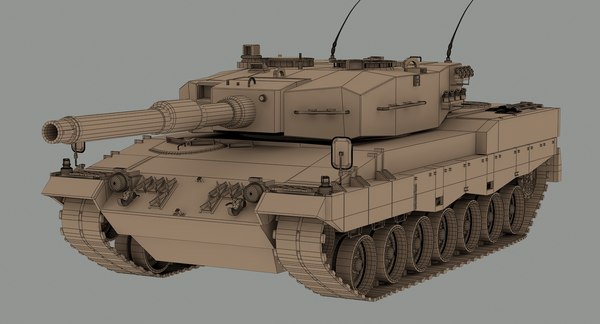 leopard 2 tank 3ds