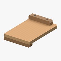 Woodworking Bench Hook with Laminated Board and Recessed Screws