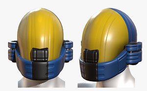 gas mask helmet 3D model