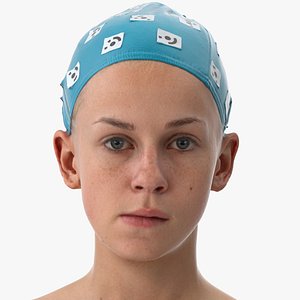 3D rhea human head jaw