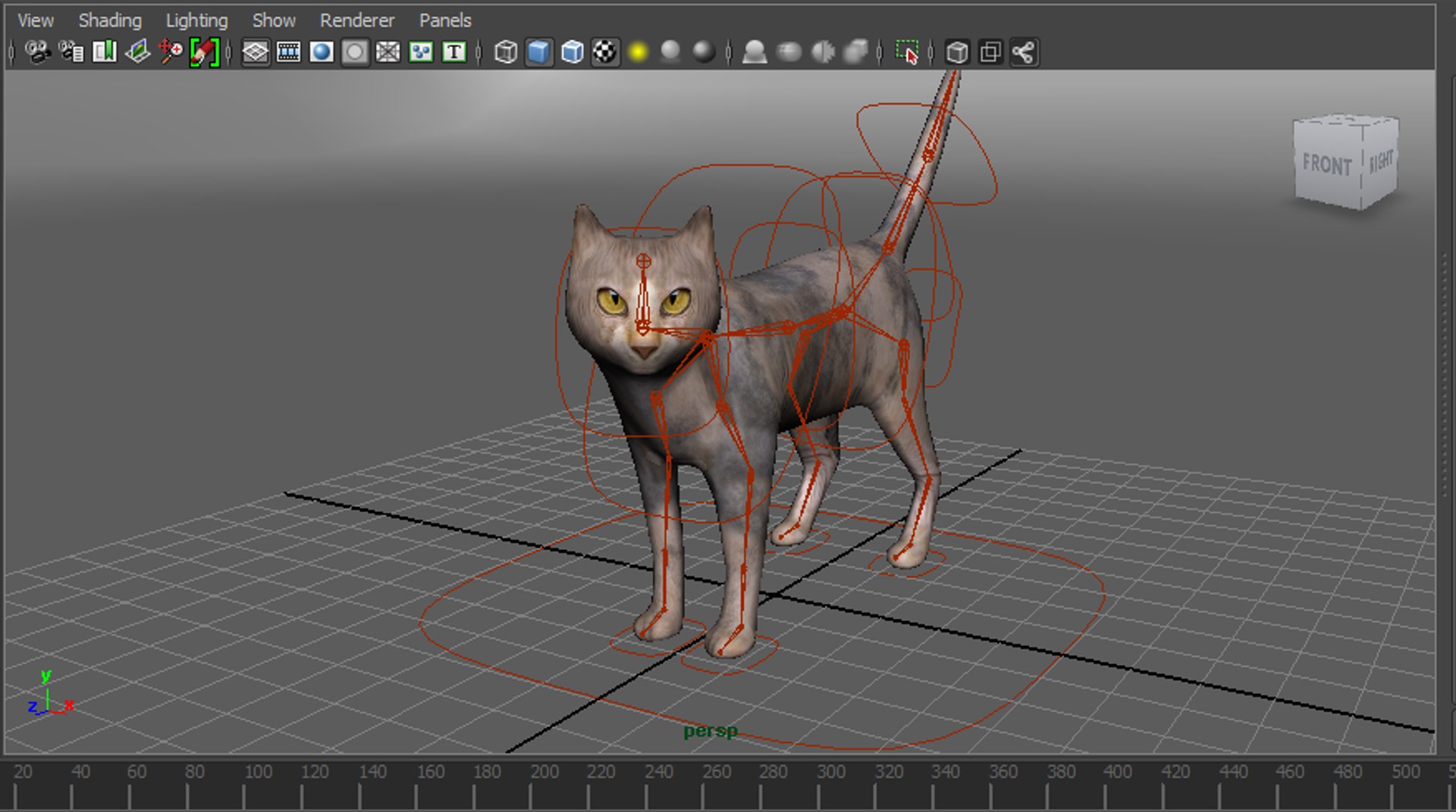 3D cat rigged | 1142714 | TurboSquid