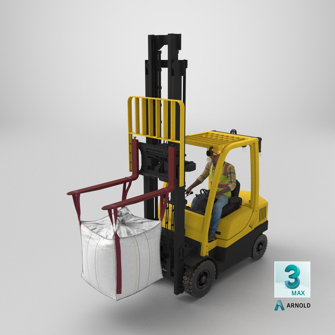 Electric Forklift with Operator and Bulk Bag 3D model https://p.turbosquid.com/ts-thumb/Hg/Pfe89I/NH/stemcell_max_arnold_render/png/1736931031/1920x1080/fit_q87/c709958f8f03e59243420c4eb750bfd8e2c958d4/stemcell_max_arnold_render.jpg