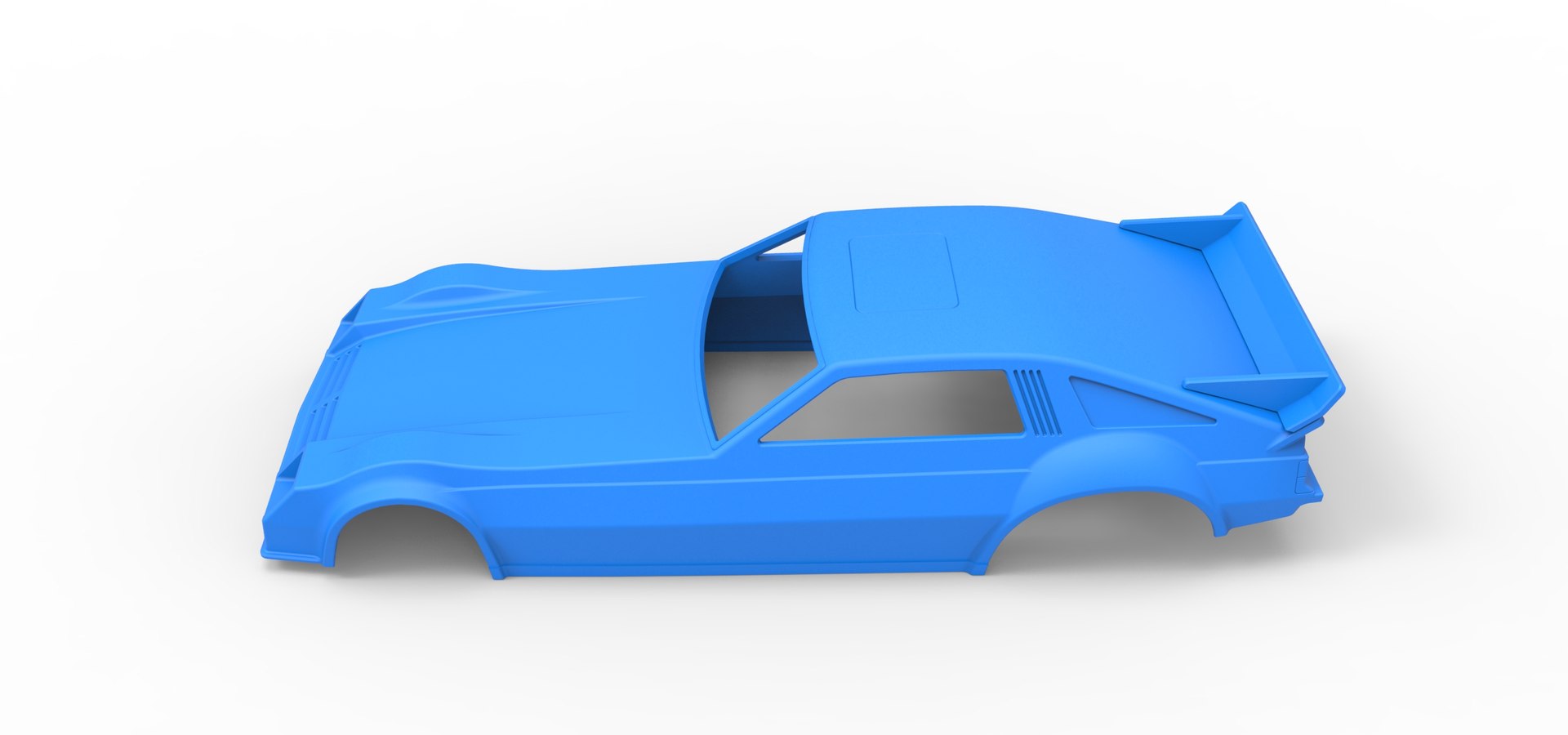 3D Model Shell Of Vintage Funny Car Scale 1 To 25 - TurboSquid 2412050