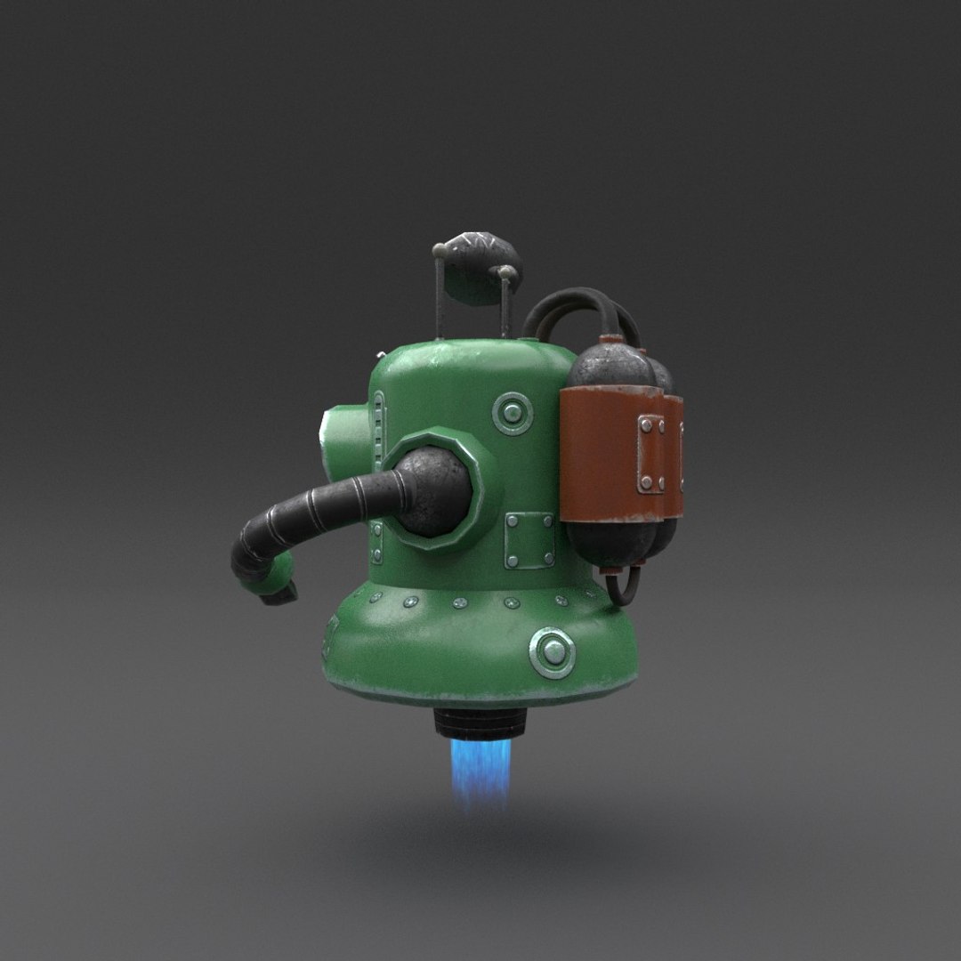Robot Blender Rigged 3D - TurboSquid 1288415