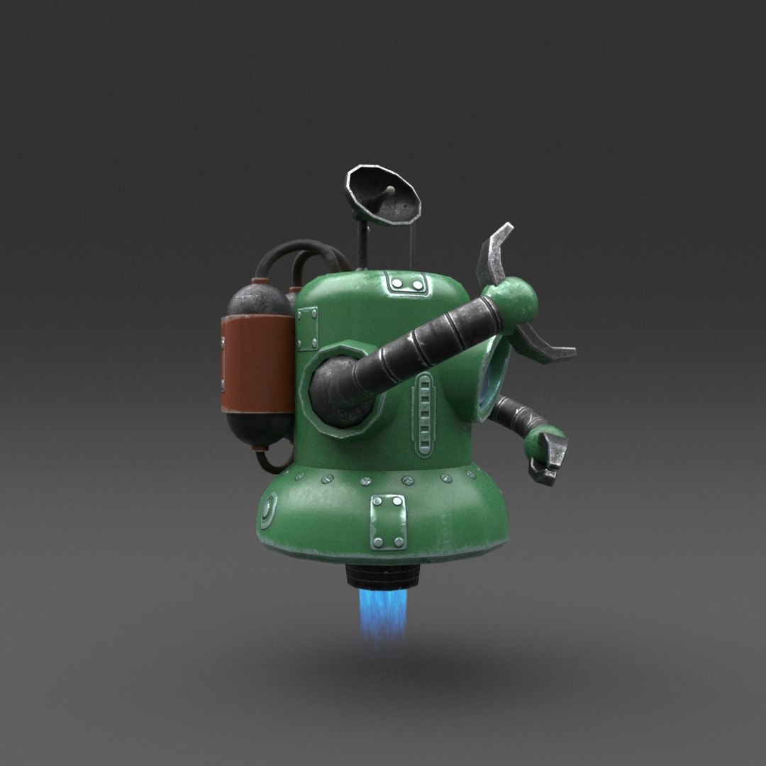 Robot Blender Rigged 3D - TurboSquid 1288415