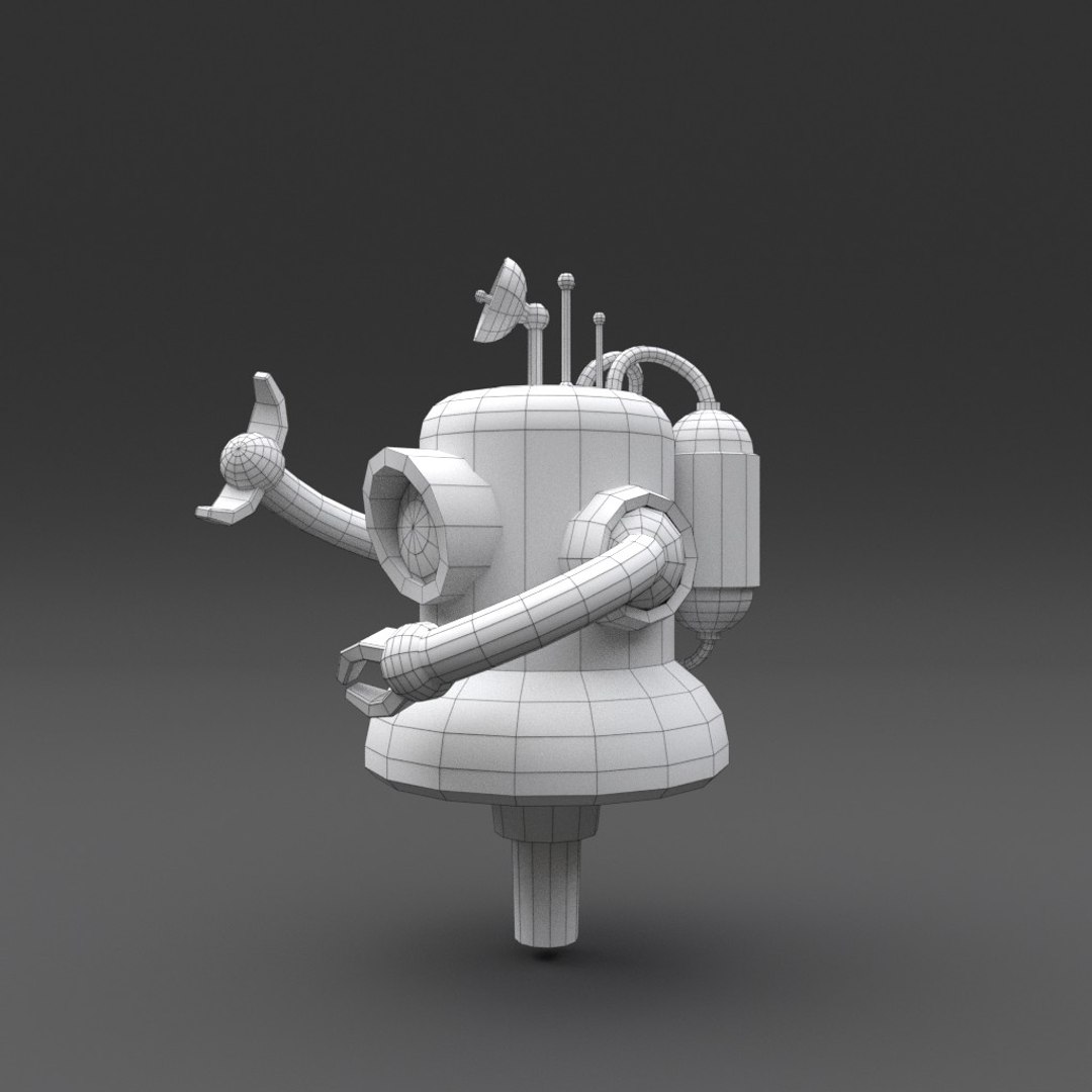 Robot Blender Rigged 3D - TurboSquid 1288415