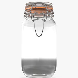 Glass Jar with Lock