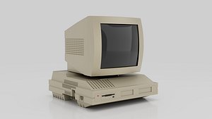 3D Retro computer Amstrad PC 2286