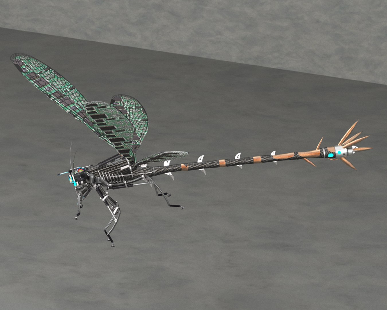 Dragonfly Robotic Model 3D model https://p.turbosquid.com/ts-thumb/Hg/bLOYCv/d2/dragonfly3/png/1767448881/1920x1080/fit_q87/8629c150877a564b306e9f5cec1e776bd449687e/dragonfly3.jpg