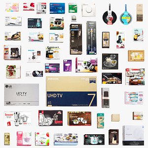 Technological and Kitchenware Products 3D model