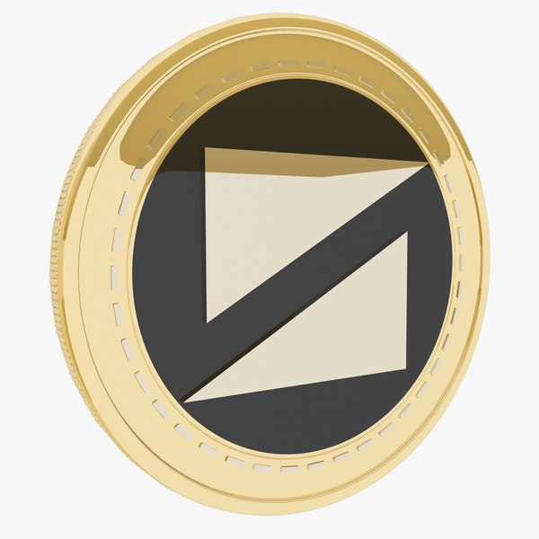 FMex Token Cryptocurrency Gold Coin 3D model