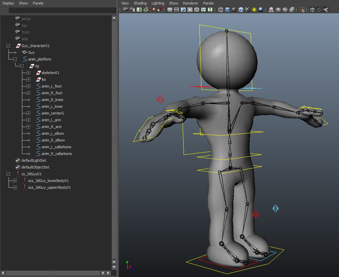 3d simple guy