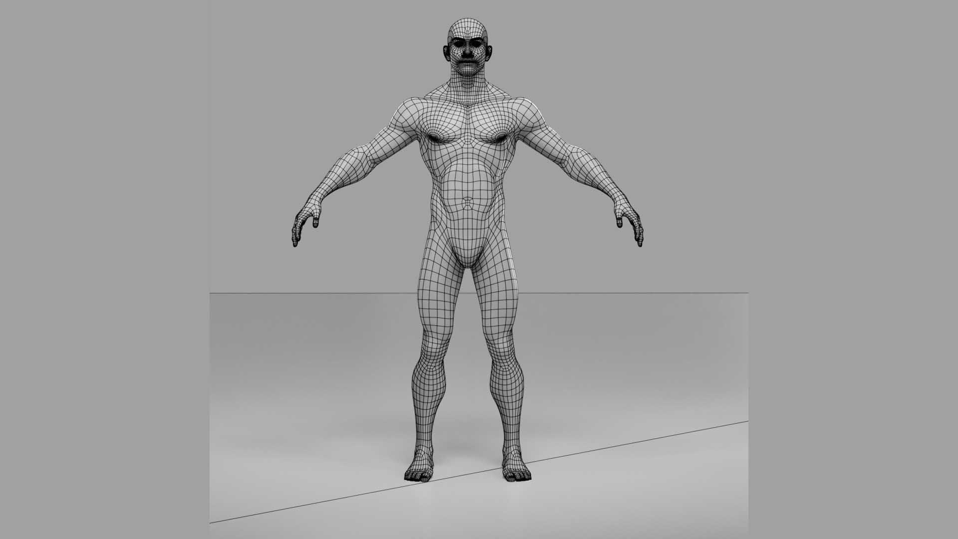 Free 3D Game And Animation Ready Base Mesh Model - TurboSquid 2284746