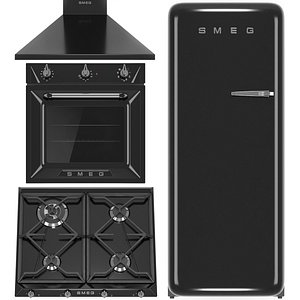 3D SMEG kitchen appliance collection