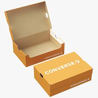 Detailed Empty Shoebox