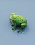 Cartoon-Frosch 3D-Modelle