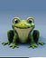 Cartoon-Frosch 3D-Modelle