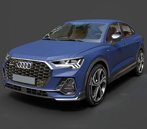 Audi Q3 Sportback Compact Crossover - Hyper-Detailed Cinematic 3D Asset