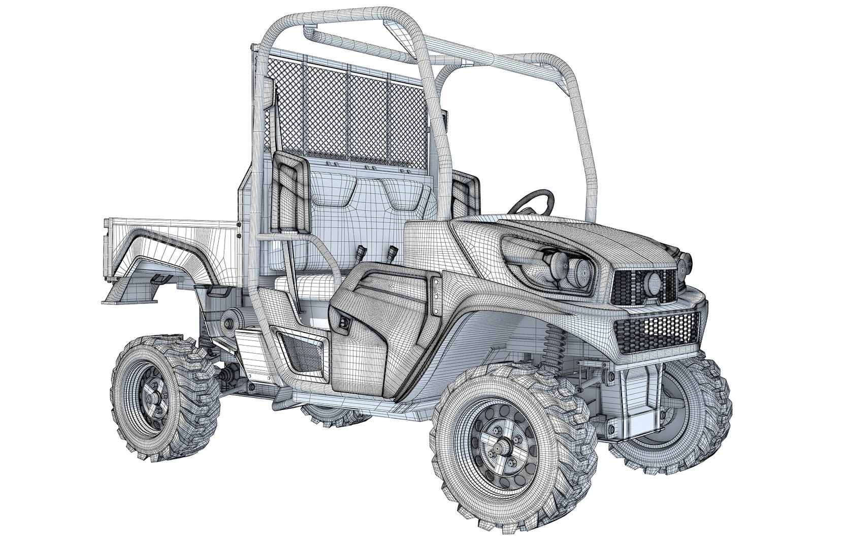 3D Model UTV Utility Vehicle - TurboSquid 2393149