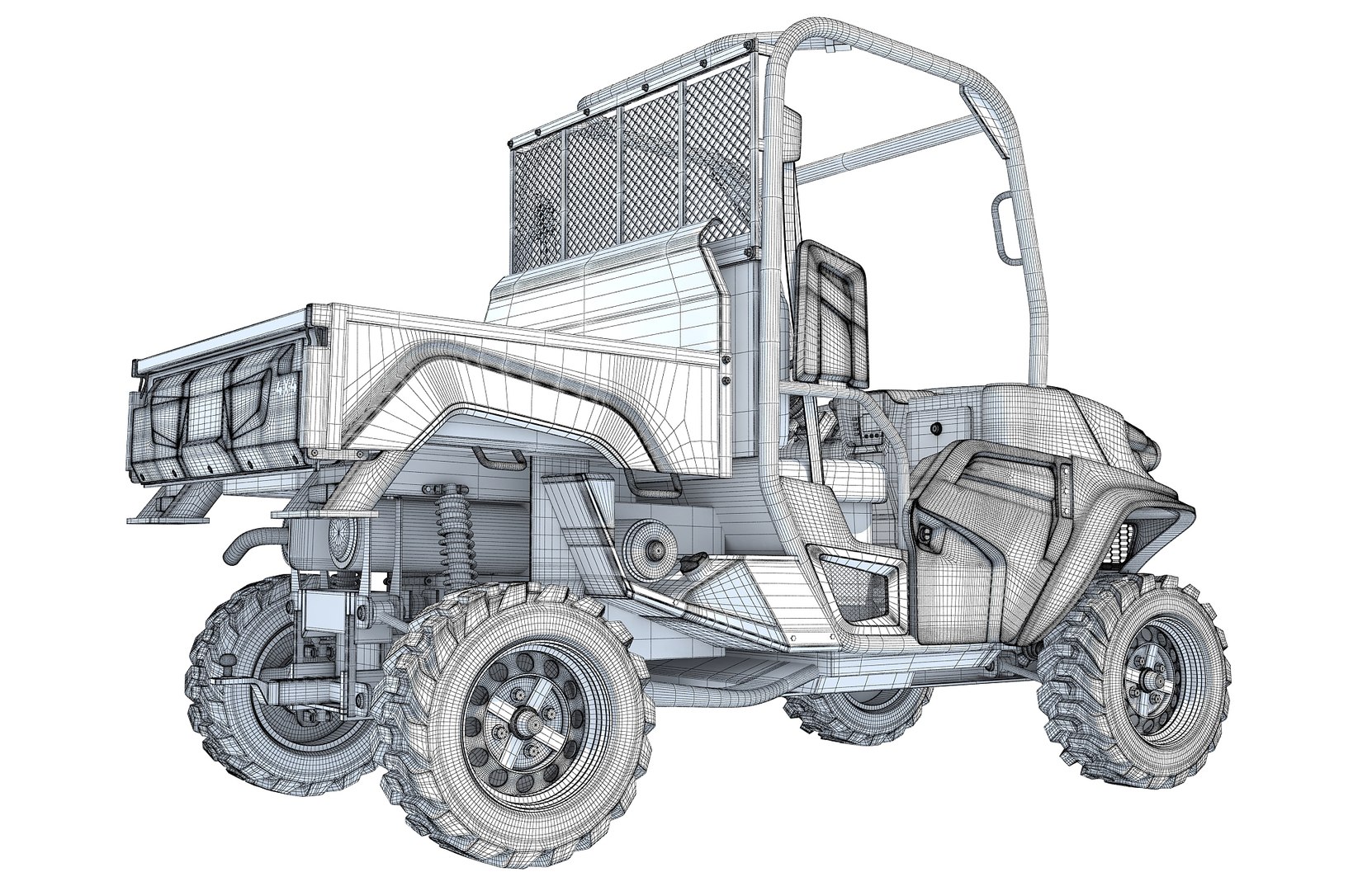3D Model UTV Utility Vehicle - TurboSquid 2393149