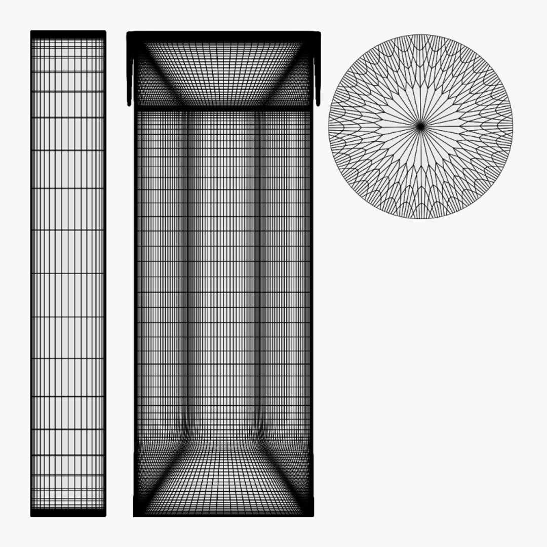 3D Basic Juice Box Octagon Geometry Only No Textures No Materials