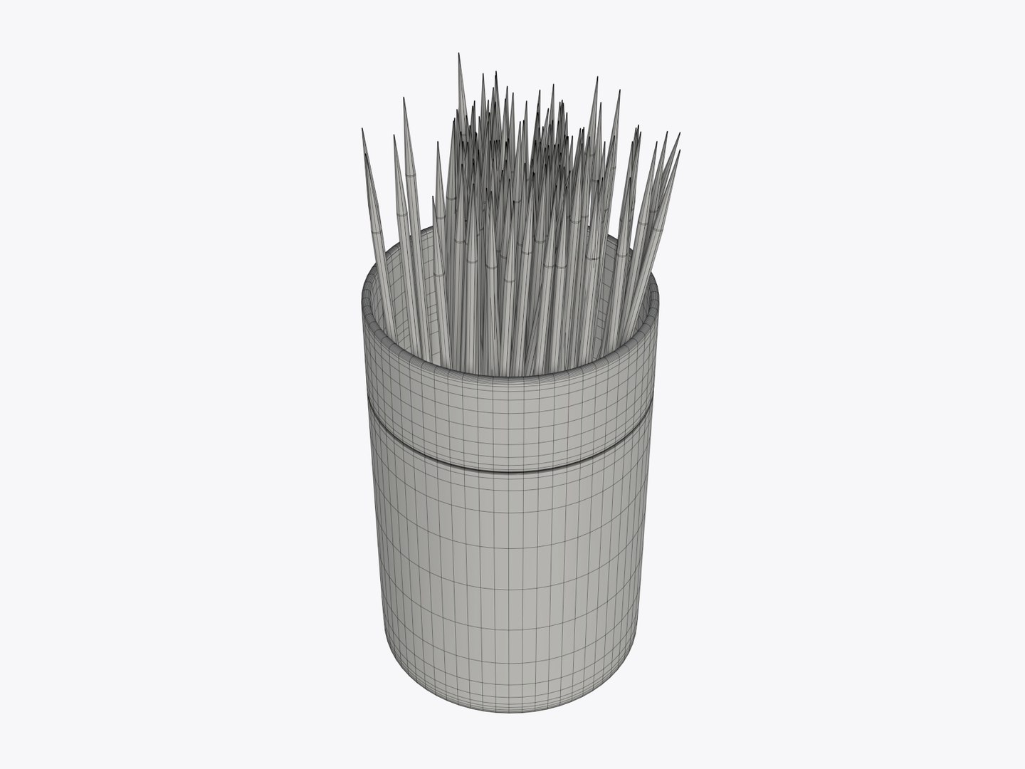 3D Toothpick Tooth Pick - TurboSquid 1474310
