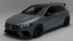 3D model Mercedes-Benz A-Class AMG 2023