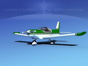 propeller zlin 242 3d model