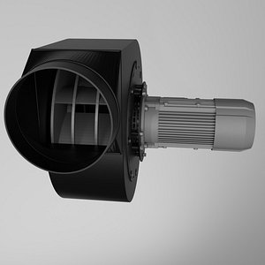 CommercialIndustrial Centrifugal Fan - Flue GasSmoke Extractor 3D model