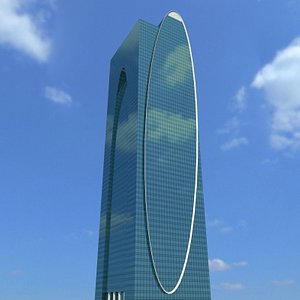 3d model of skyscraper