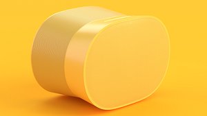 3D Smart Speaker Yellow model