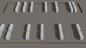 Truck parking 24L02 3D model