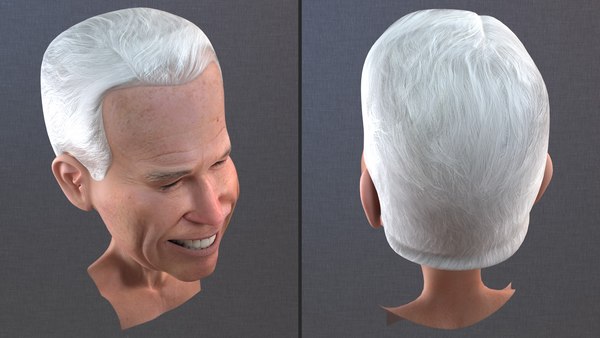 modelo 3d Caricatura, joe biden, cabeza sonriente - TurboSquid 1789526