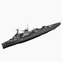 Light Cruiser Leipzig German Navy WW2