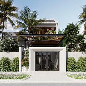 Exterior House Design 17 3D model