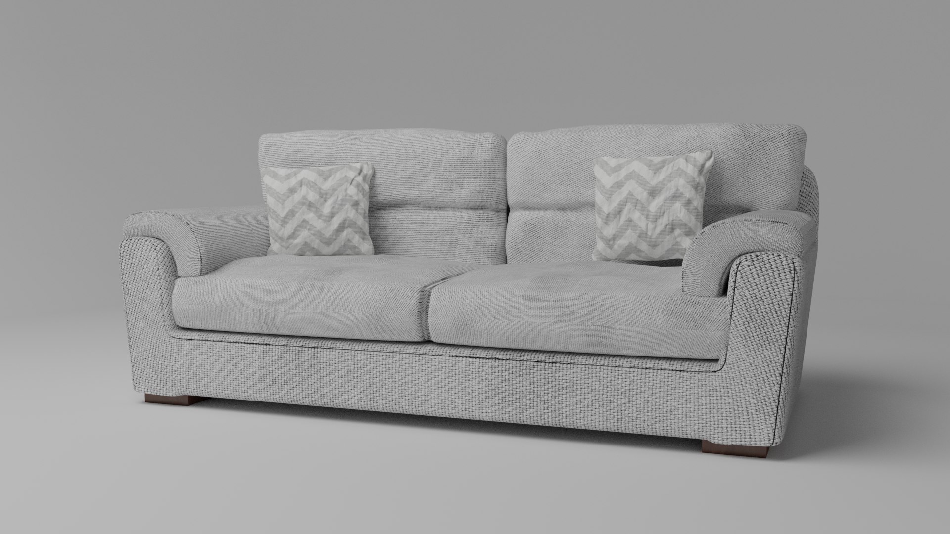 Simple Two-seat Sofa 3D Model - TurboSquid 1304915