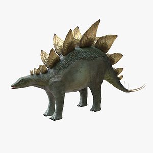 stegosaurus dinosaur animal 3D
