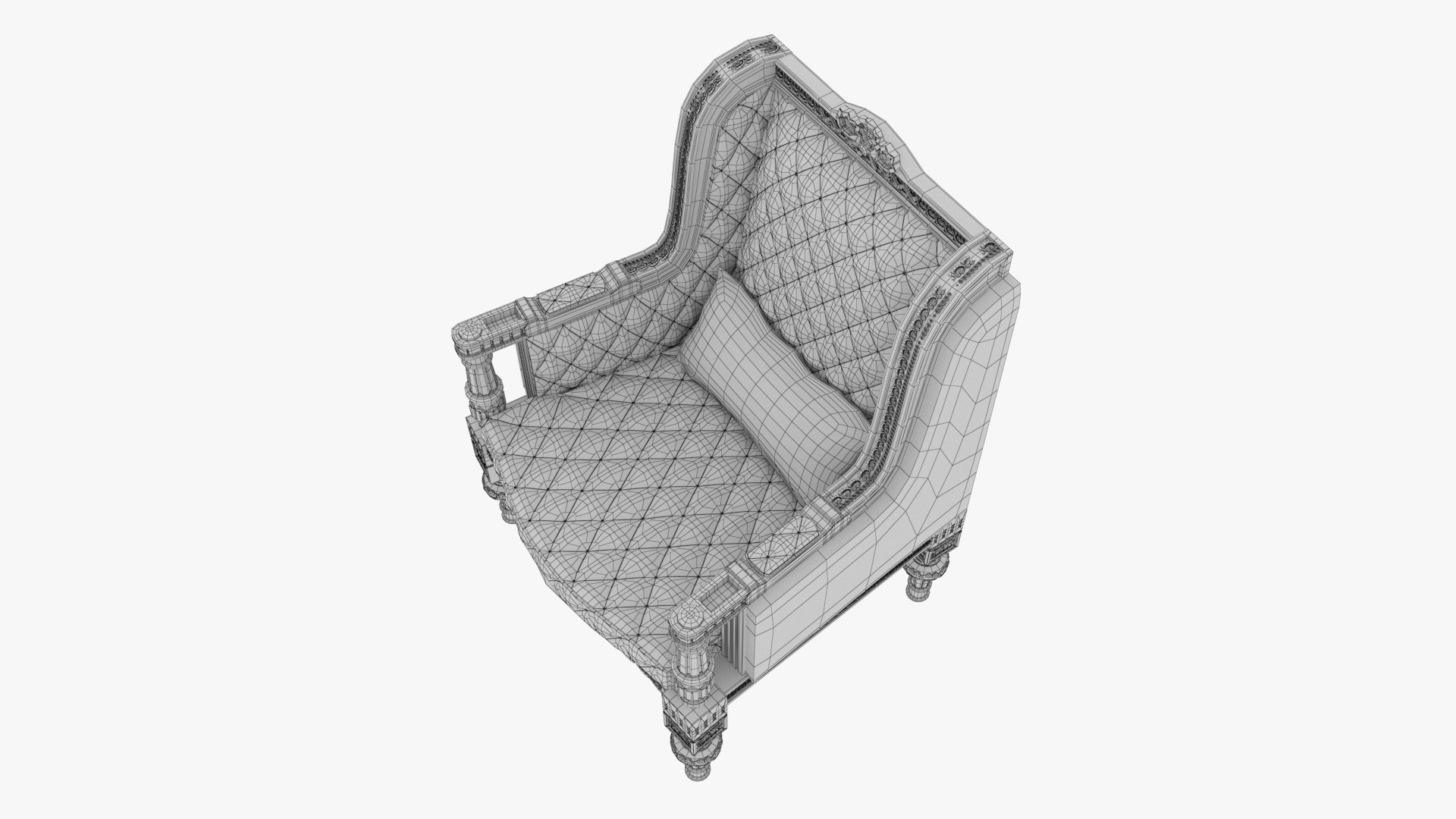 VIP Throne Chair 3D Model - TurboSquid 2268226