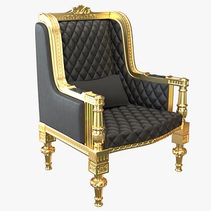 VIP Throne Chair 3D model