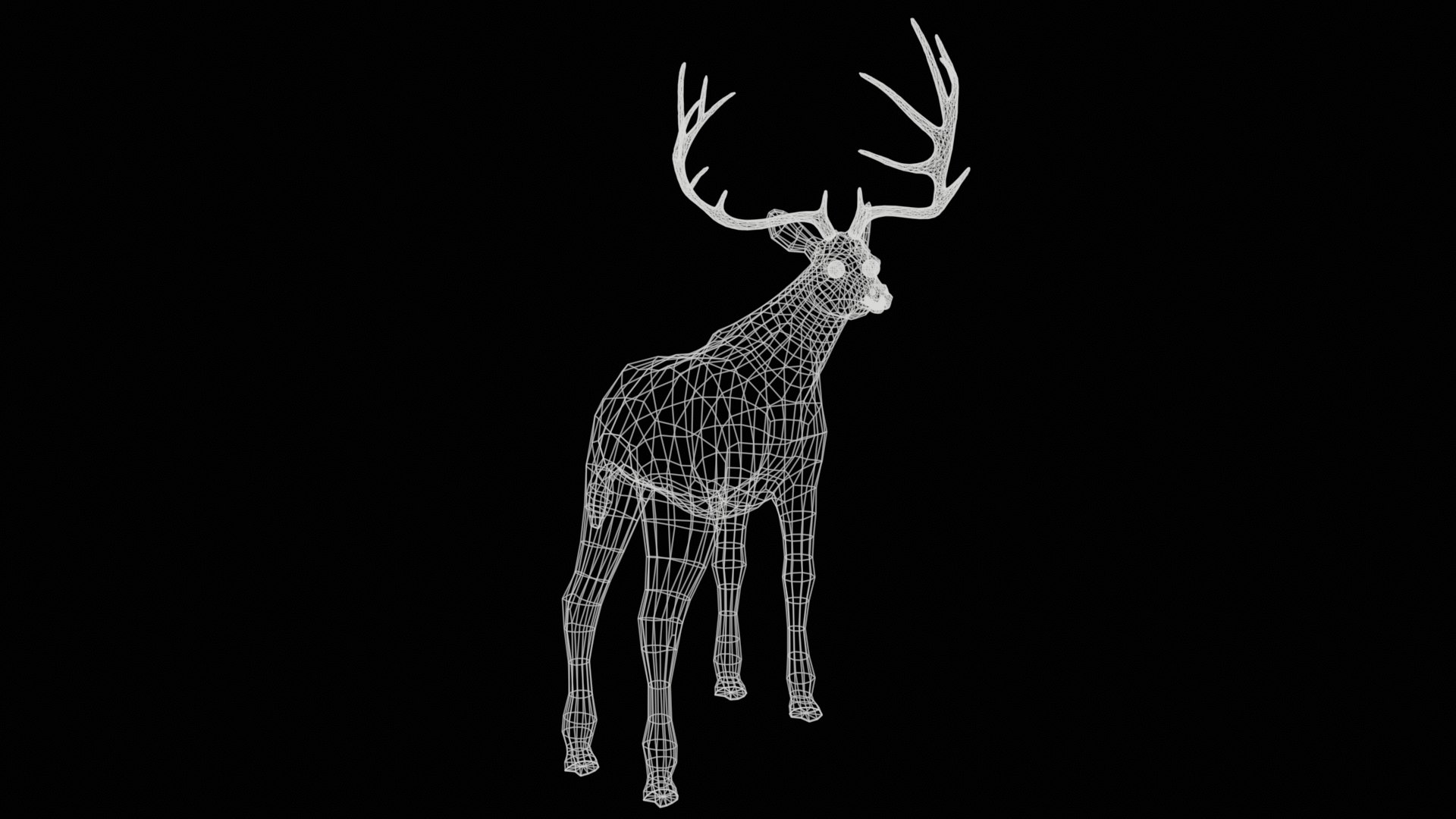 3D Model Deer Rig High-poly Textured - TurboSquid 2345361