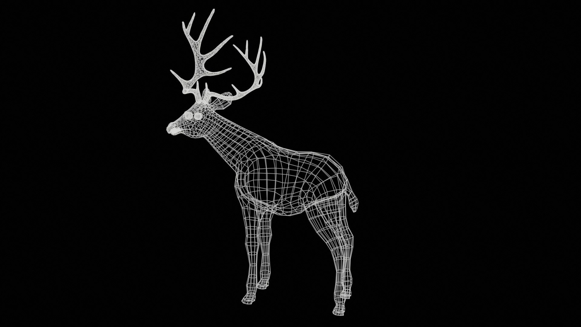 3D Model Deer Rig High-poly Textured - TurboSquid 2345361