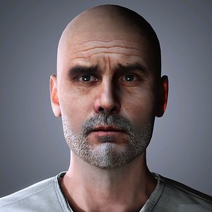 3D Pep Guardiola Character 3D Model model
