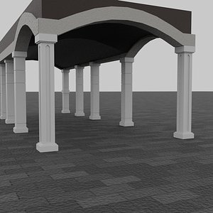 pillars columns 3D