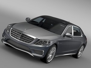 3ds max amg mercedes maybach 2015