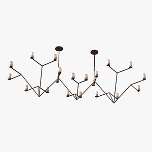Custom made ceiling lamp