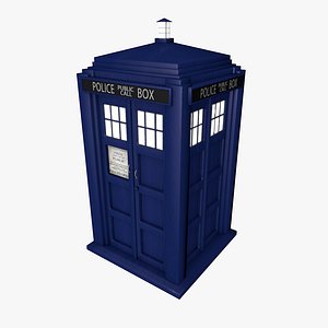 3d c4d doctor tardis