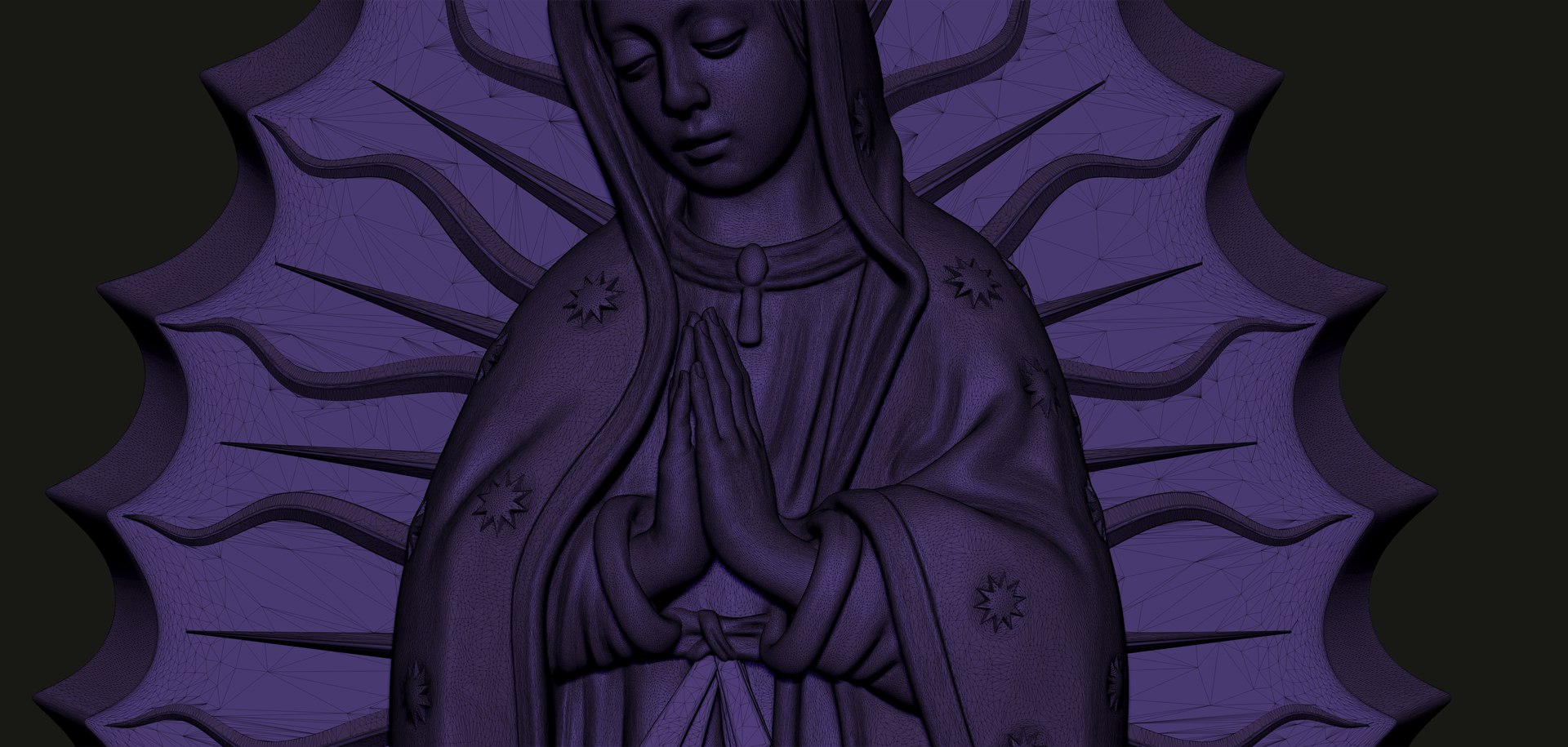 Our Lady of Guadalupe Statue 3D model https://p.turbosquid.com/ts-thumb/Hh/Wd7FnZ/a8/wireframe/jpg/1764089937/1920x1080/fit_q87/b64cee39ef322bbb2ea69aded73027fba6b26ad6/wireframe.jpg